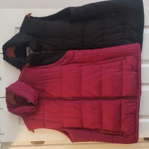 Pink Old Navy Fleece Lined Puffer Vest